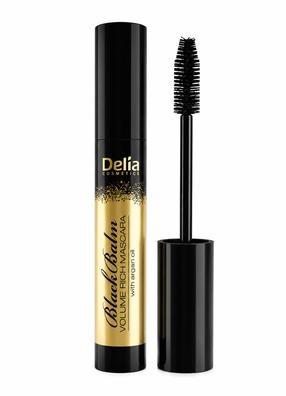 Ripsmetušš Delia Cosmetics Black Balm Volume Rich, 14 ml, must v.