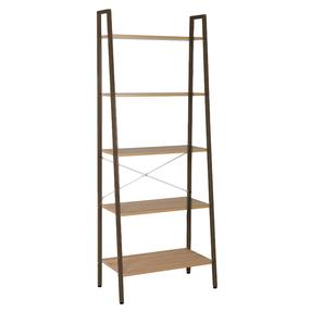 Prieškambario lentyna Home4you Sancia, ruda sp., 34 cm x 64 cm x 164 cm