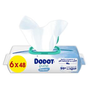 Drėgnos servetėlės kūdikiams Dodot Pure Aqua, 288 vnt.