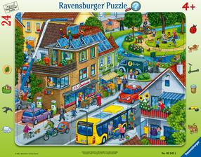 Dėlionė Ravensburger Our village 052455, 32.5 cm x 24.5 cm, 24 vnt., įvairių spalvų