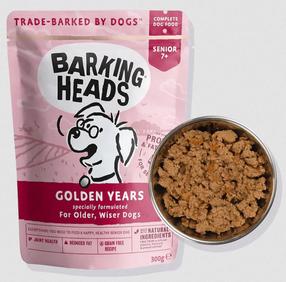 Šlapias šunų maistas Barking Heads Golden Years BWSR300, vištiena, 0.3 kg