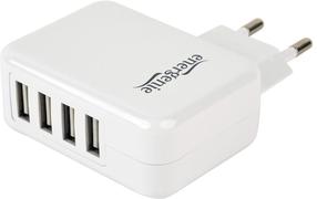 Telefono įkroviklis Gembird, USB/AC/DC, balta sp.