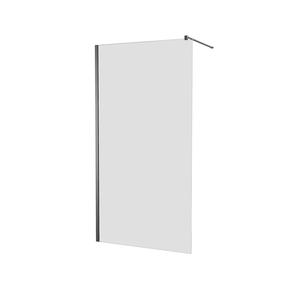 Стенка для душа Masterjero SN-0008, 100 см x 200 см, серый цв./закаленный