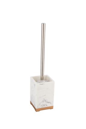 Tualeto šepetys Domoletti Malaga BPO-2978-1F, aukso sp./balta sp., 9.5 cm x 37 cm x 9.5 cm