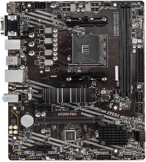 Pagrindinė plokštė MSI A520M Pro