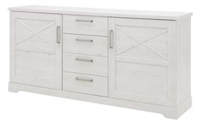 Комод Forte Rockhampton RHPK231-D43, белый цв., 91 см x 182.9 см x 42 см