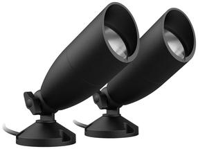 Įsmeigiamas lauko šviestuvas WiZ Ground Spot Starter Kit, 10W, LED, IP65, juoda sp., 7.4 cm x 20.2 cm