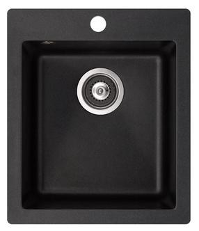 Köögivalamu Helika Simplex SQS 100-601 W, graniit, 42.5 cm x 50 cm x 19.5 cm, black metallic v.