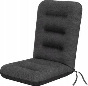 Lauko kėdės pagalvėlė Hobbygarden Basia POBCZE18, juoda sp., 123 x 48 cm