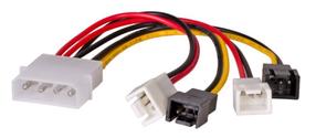 Адаптер Akyga 4 pin Molex, 3 pin x 4, 0.15 м