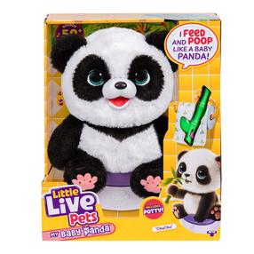 Interaktiivne mänguasi panda Little Live Pets My Baby, valge v./must v.