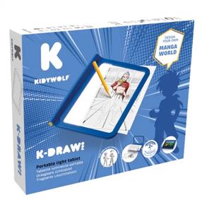 Joonistustahvel KidyWolf K-Draw, sinine v.