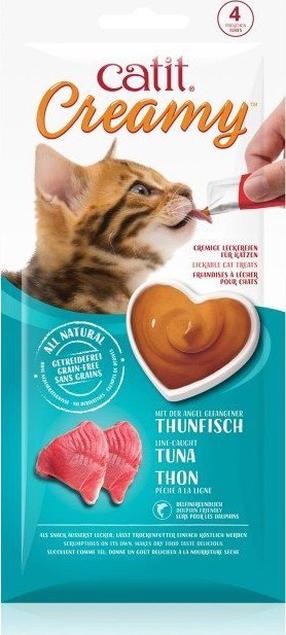 Лакомство для кошек Catit Creamy Tuna, тунец, 4 шт.