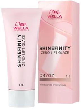 Matu krāsa Wella Professionals Shinefinity, bitter chocolate krās., 04/07, 60 ml