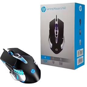 Vadu spēļu pele HP G160, usb type-a, melna krās.