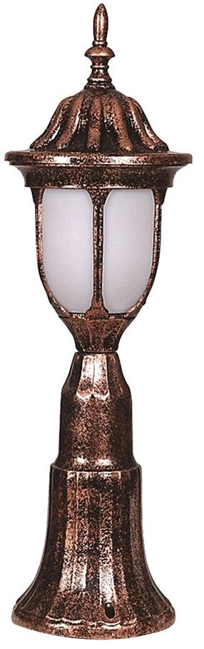 Pastatomas lauko šviestuvas Opviq BSU-68178-BKR-K, 60W, E27, IP65, ruda sp., 16 cm x 55 cm