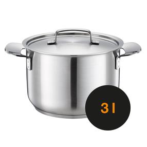 Kastrul Fiskars All Steel 1064751, Ø18 cm, 3 l, roostevaba teras v.