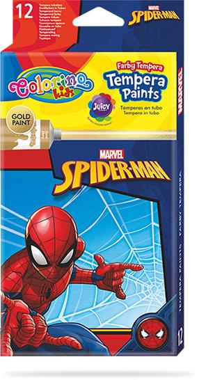 Dažai guašas Colorino Spiderman, 12 sp., 12 vnt.