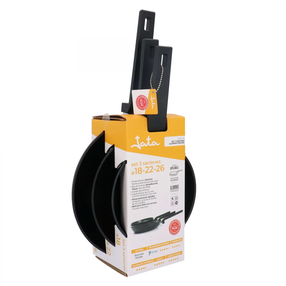 Pannu komplekts Jata HSAR2403, Ø 26 cm, alumīnijs