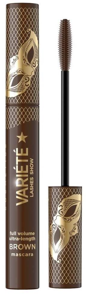 Blakstienų tušas Eveline Variete Lashes Show, 10 ml, ruda sp. brown