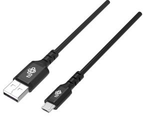 Kaabel TB Quick Charge, Micro USB type B/USB Type A, 200 cm, must v.