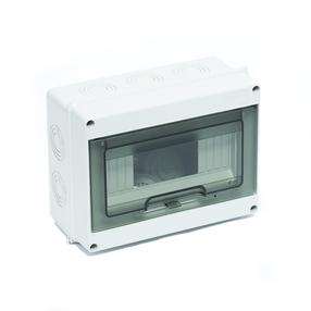 Modulinis skydas Technova, virštinkinis, IP65, 8 mod., balta sp.