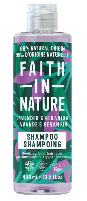 Šampoon Faith in Nature Lavender & Geranium, 400 ml