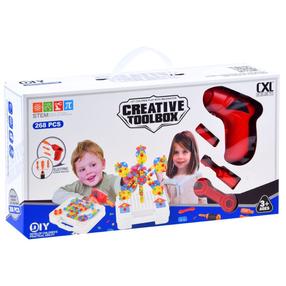 Konstruktora komplekts ar skrūvgriezi ZA3546, daudzkrāsaina