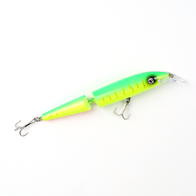 Vobleris PRO Catch Y123, 15 cm, dzeltena krās./zaļa krās.