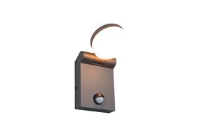 Sieninis lauko šviestuvas Trio Adour 245560142, 10W, LED, IP44, antracito sp., 14 cm x 19 cm