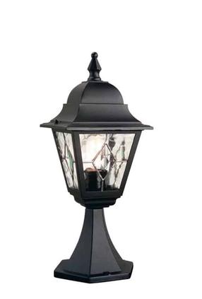 Brīvi stāvošs āra gaismeklis Elstead Lighting Norfolk, 100W, E27, IP43, melna krās., 18.4 cm x 44 cm