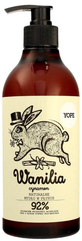 Skystas muilas Yope Vanilla and Cinnamon, 500 ml