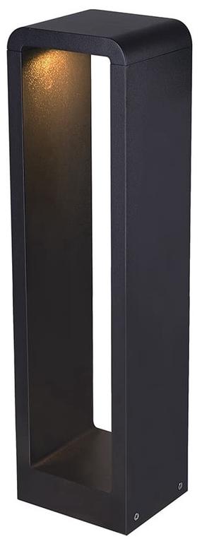 Brīvi stāvošs āra gaismeklis CristalRecord, 9W, LED, IP65, antracīta krās., 10.8 cm x 50 cm