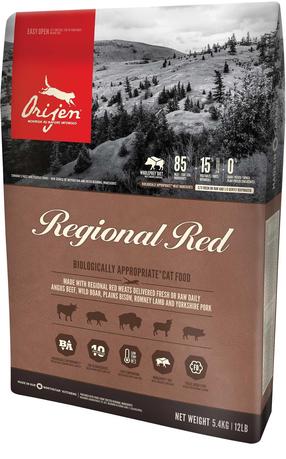 Sausas kačių maistas Orijen Regional Red, 5.4 kg
