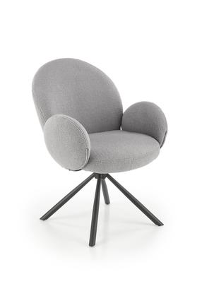 Valgomojo kėdė Domoletti Cozy K498, pilka sp., 63 cm x 64 cm x 90 cm