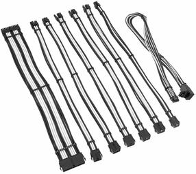 Кабель Kolink Core Pro Extension Kit 12V-2x6 ZUAD-1497, белый цв./черный цв.