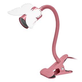 Galda lampa ar skavu Osram Butterfly, E27, 10W, rozā krās./rozā krās.