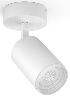 Šviestuvas nukreipiamasis Philips Hue Fugato Single Spotlight, GU10, 1 x 6 W, balta sp. / balta sp.