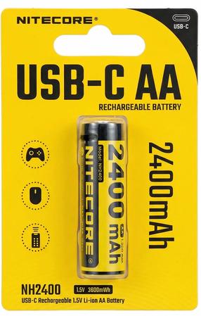Laetav aku Nitecore NH2400, AA, 2400 mAh