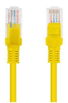 Vads Lanberg RJ-45 8P8C, RJ-45 8P8C, 2 m, dzeltena krās.