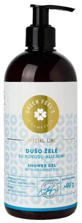 Гель для умывания тела Green Feel's Special Line With Coconut Oil, 400 мл