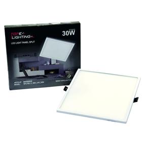 Šviestuvas įleidžiamas Tope Split, 4000°K, LED, balta sp., 30 W