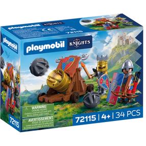 Konstruktorius Playmobil Knights Firearm Lion Knight 72115, 34 vnt., įvairių spalvų