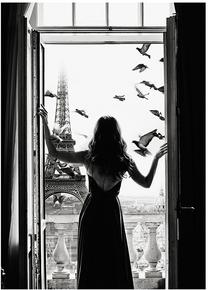Foto paveikslas A Woman In Paris, 50 cm x 70 cm