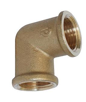 Alkūnė 6400014014G, 1/4 colio - Vidinis sriegis, žalvaris