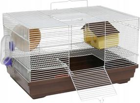 Narvas graužikams Panama Pet, 47 cm x 30 cm x 27 cm, ruda sp./balta sp.