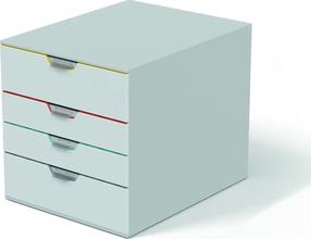 Stalčių blokas Durable, balta sp., 29.2 cm x 28 cm x 35.6 cm