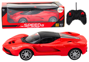  Rc automobilis Lean Toys Thr Speed 1, 1:16, raudona sp.