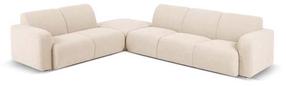 Kampinė sofa Micadoni Home Molino MIC_LC_L_101_F1_MOLINO2, smėlio sp., kairinė, 315 x 250 cm x 72 cm