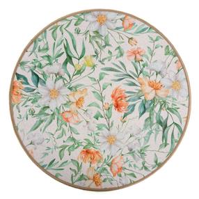 Stalo padėkliukas Iris, 35 cm x 35 cm x 35 cm, Žalia sp./Oranžinė sp.